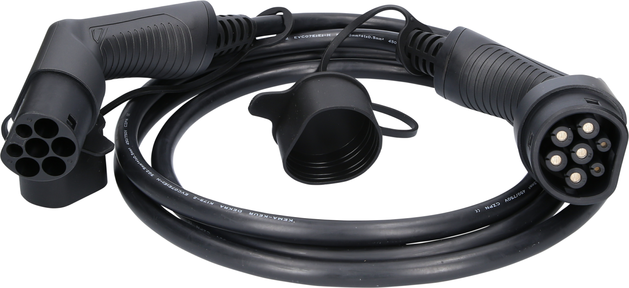 efuturo® link charging cable straight, Type 2 to Type 2 plug