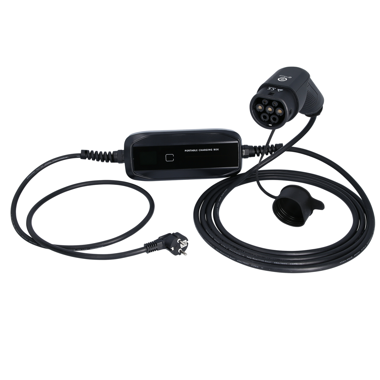 efuturo® universal max mobile charging station with Type 2 charging cable