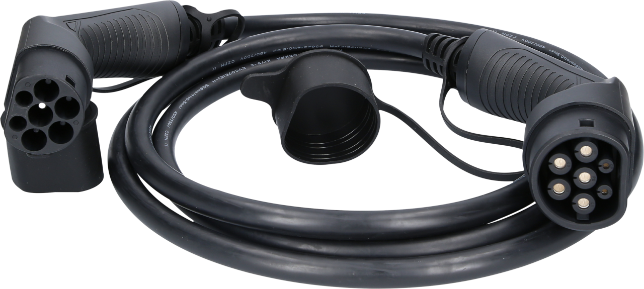 efuturo® link Ladekabel gerade, Typ 2 auf Typ 2 Stecker